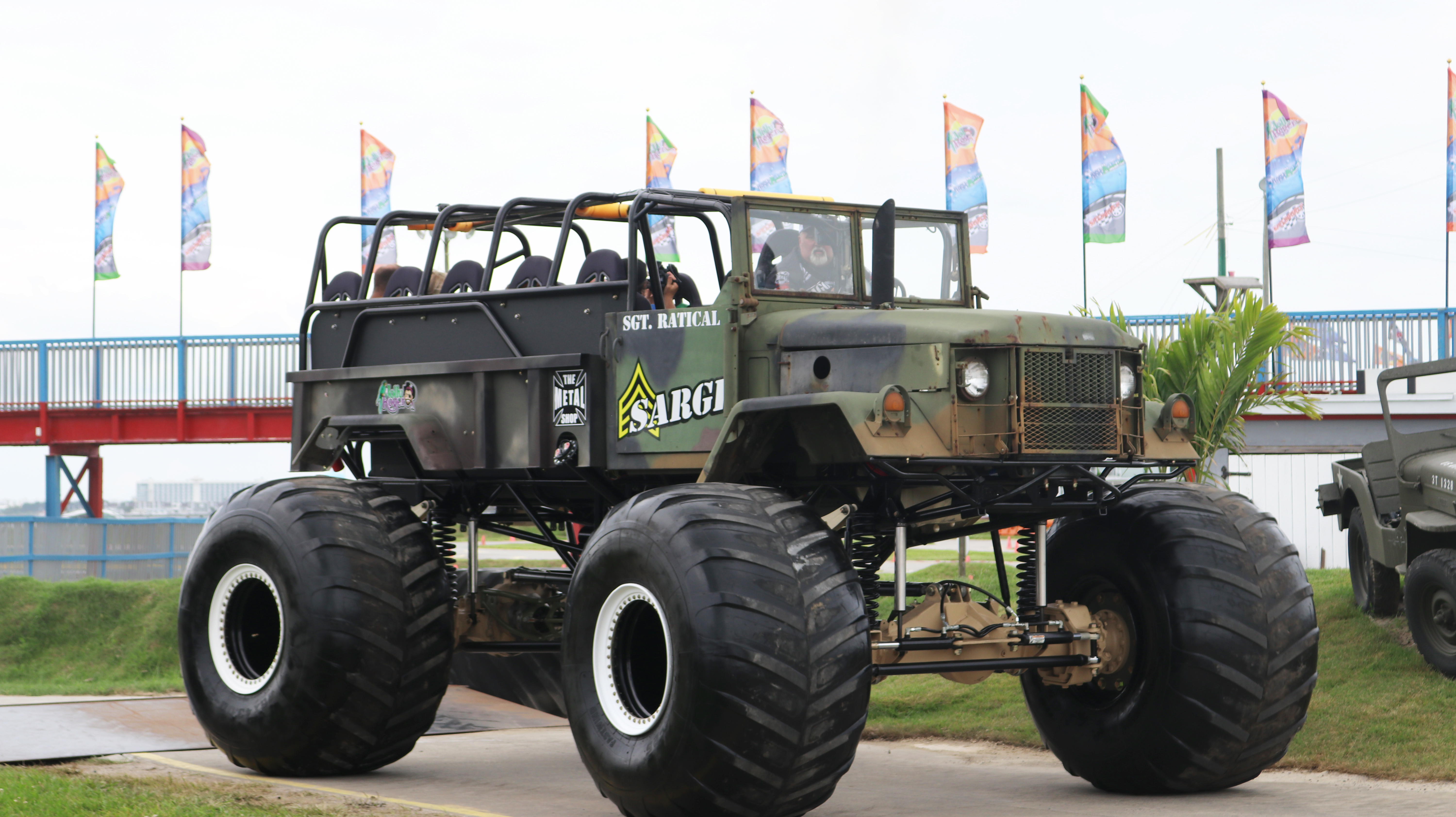 Saigon Shaker Monster Truck attraction at Jolly Roger Speedworld